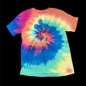 Rare Vintage Official Disneyland faded tie dye t shirt men’s medium
